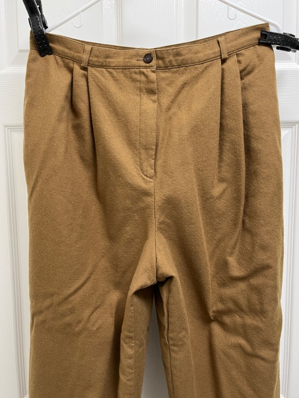 Women's Harve Benard Brown Wool Pants 14 x 29L - Picture 4 of 16